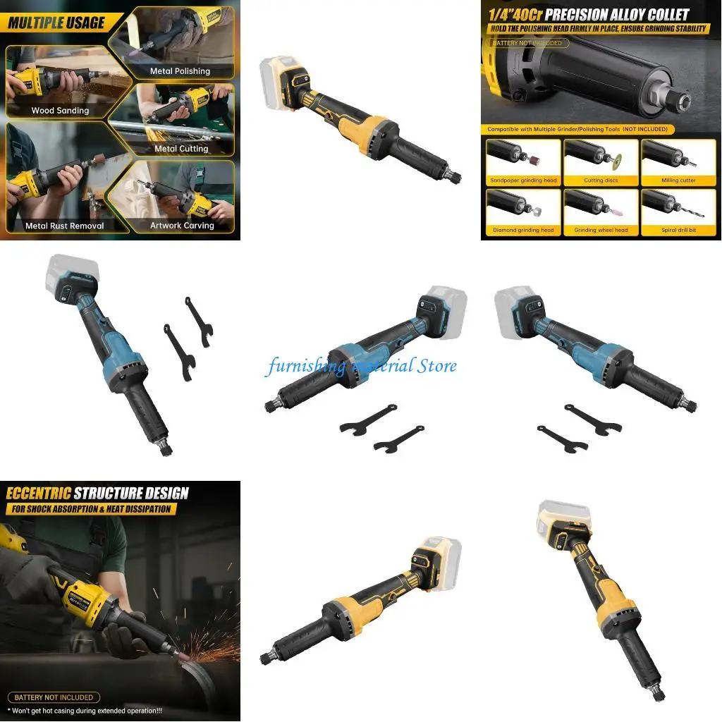 

Y5GD 26000RPM Cordless Die Grinder Tool Brushless Electric Die Grinder for 20V Battery