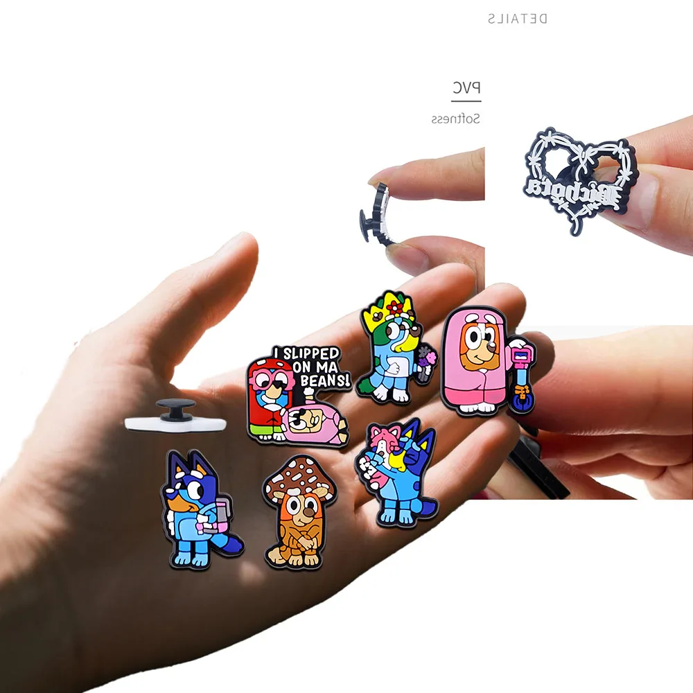 12-100PCS Cartoon Dog Shoe Charms|Fun PVC Charms for Shoes&Wristbands|Kids Gift Ideas New hot selling models Good quality