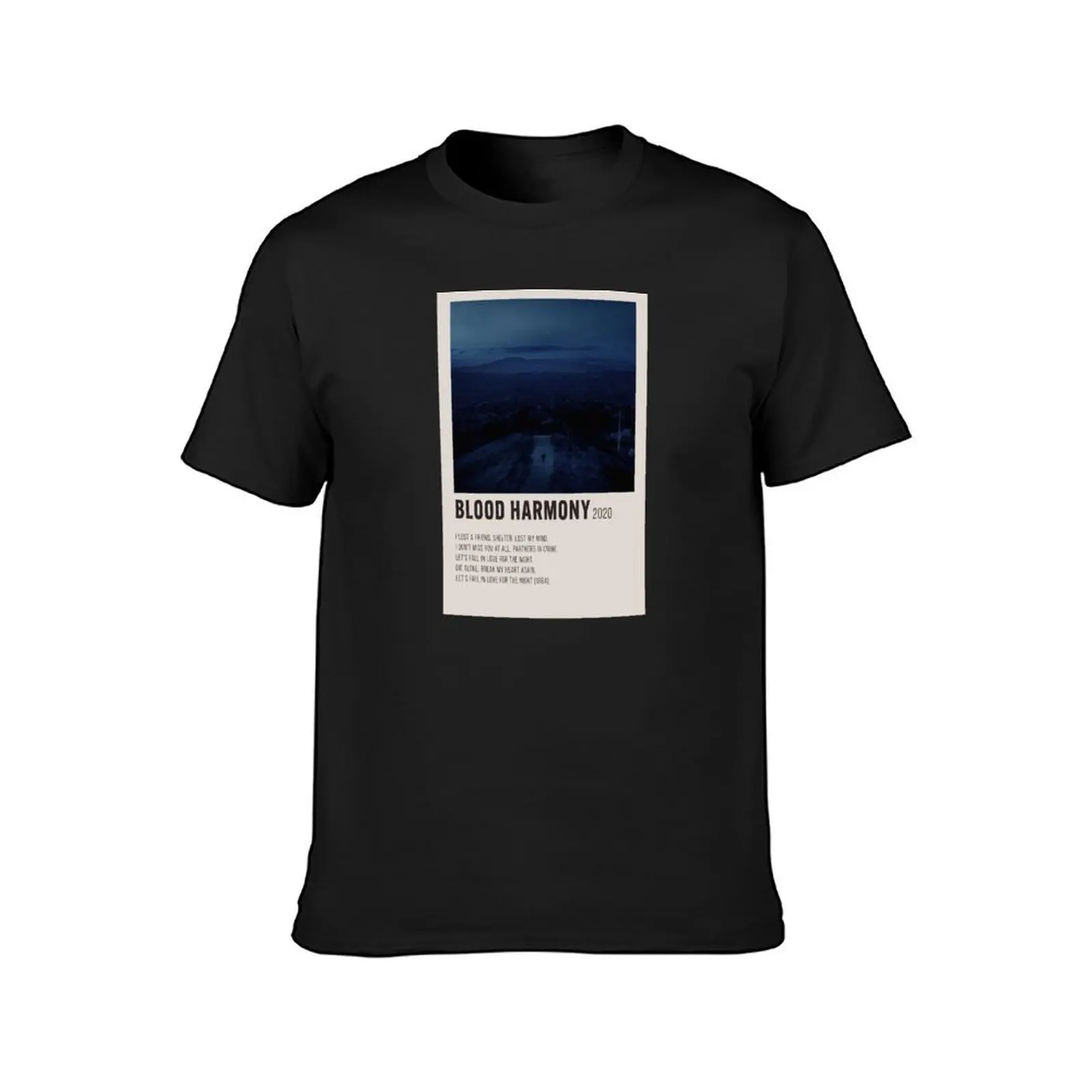 blood harmony | finneas | aesthetic minimalist poster T-Shirt tees plus size tops clothes for men