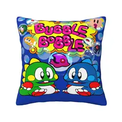 Bubble Bobble Retro Fashion Sofa Throw Pillow Cover Pillowcase Bubble Bobble Retro Gaming Nerd Geek Gamer Nes Arcade