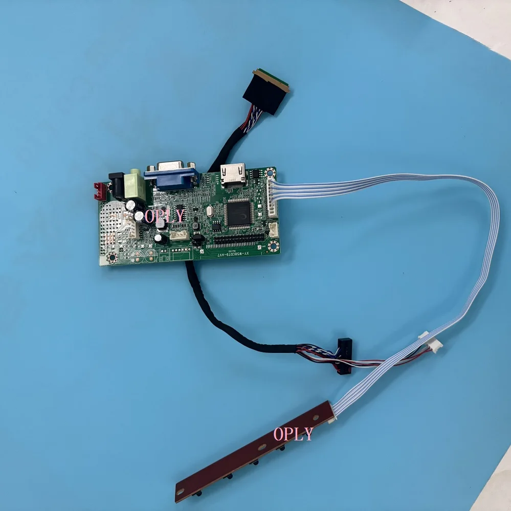 HDMI-Compatible panel VGA 58C Controller board Kit for B156XW02 V2 B156XW02 V6 B156XW02 1366X768 15.6