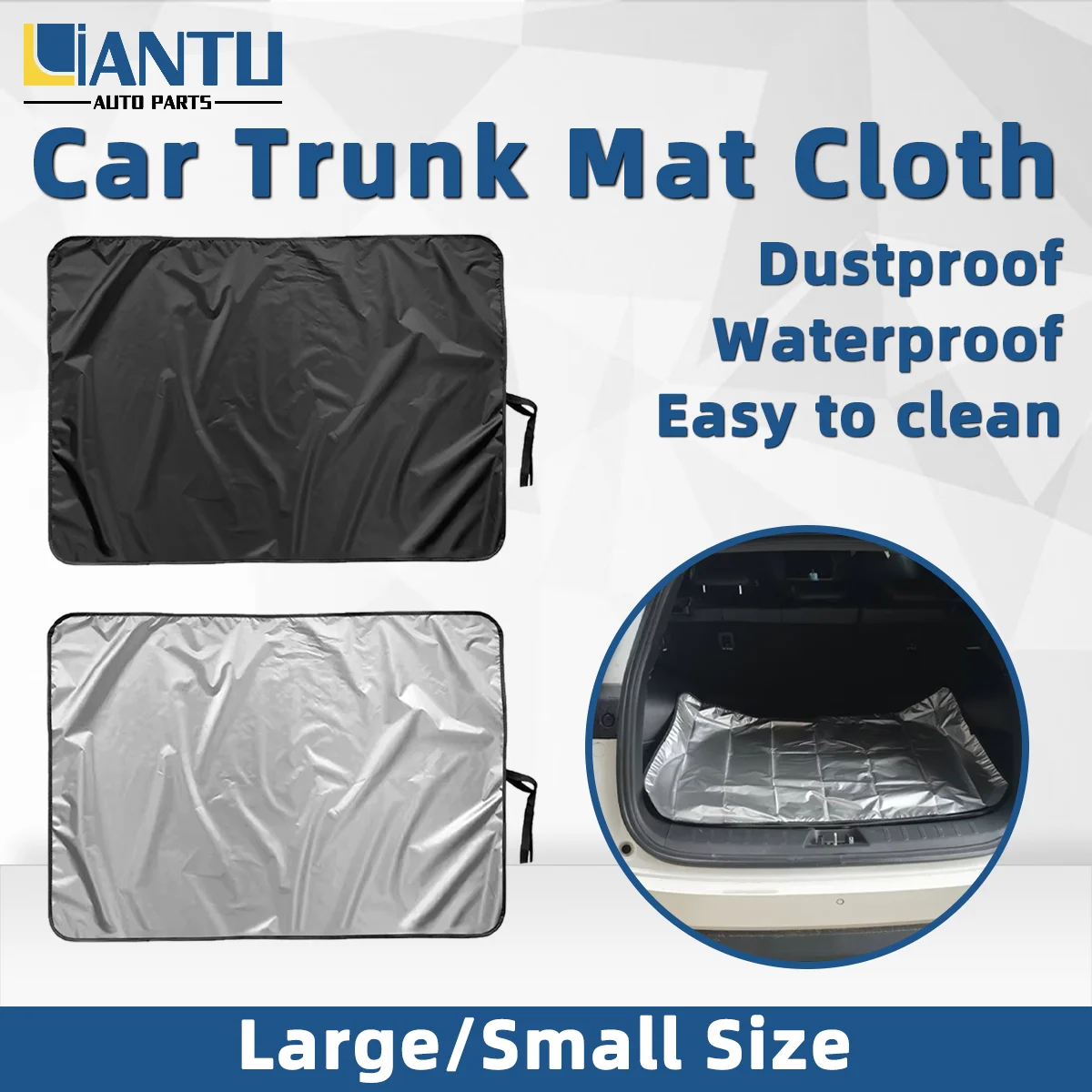 Car Trunk Pad Scratch Resistant Pet Travel Essential Scratch Resistant Car Anti Fouling Waterproof Protective Pad Foldable