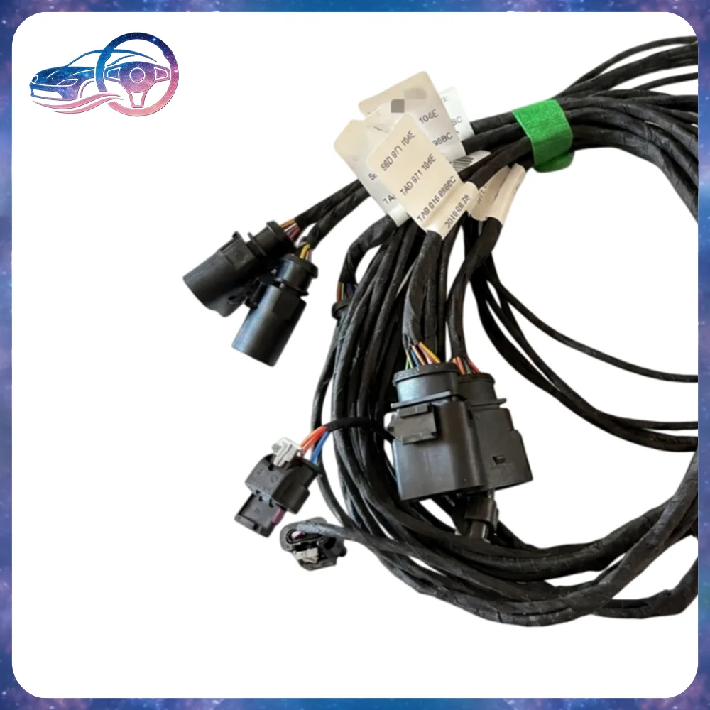Rear Bumper PDC Parking Sensor Wiring Cable Harness 56D971104E For VW Passat B7 Magotan CC Rear Radar Wire view 2