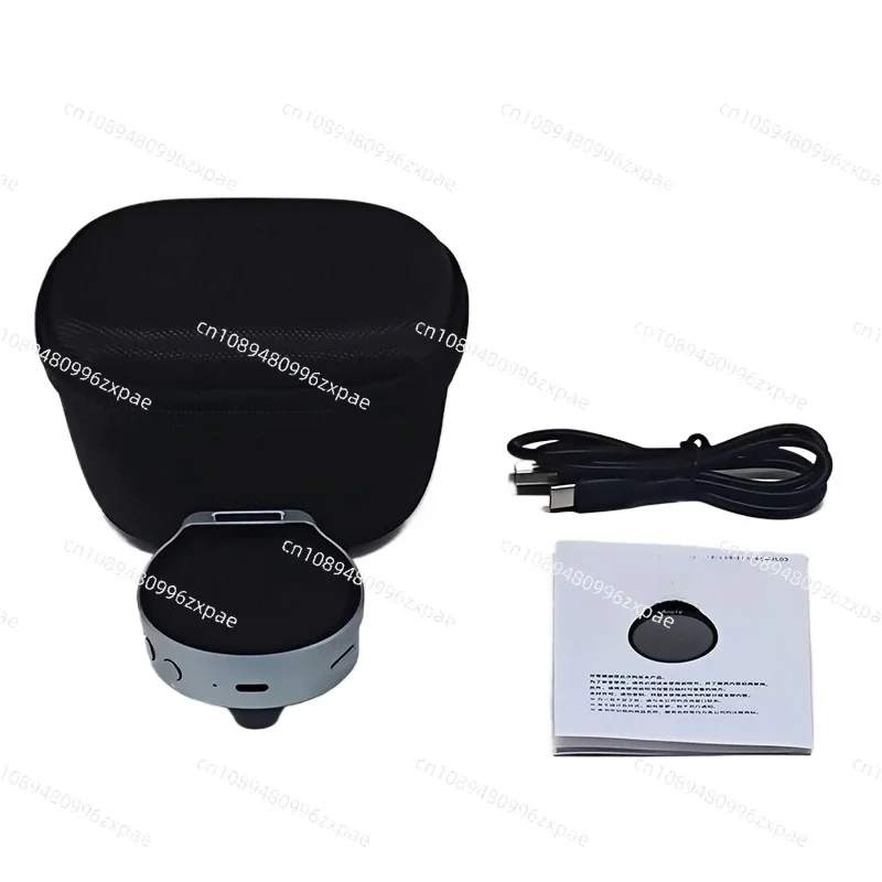 Miniature funnel microscope handheld small aluminum alloy material portable purple and white double light photo recording