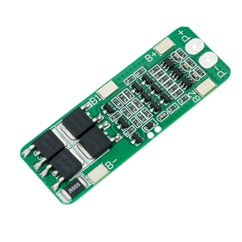 AC57-10 قطعة بطارية ليثيوم 18650 شاحن PCB BMS لوح حماية 3S 20A لمحرك الحفر 12.6 فولت وحدة خلية ليثيوم
