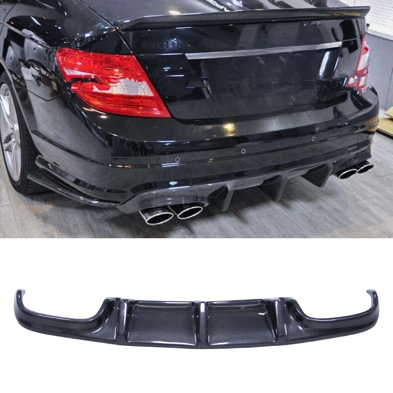 

Hight Quality Carbon Fiber Rear Bumper Lip Diffuser for 2008-2011 W204 C63 OTM Style Diffuser