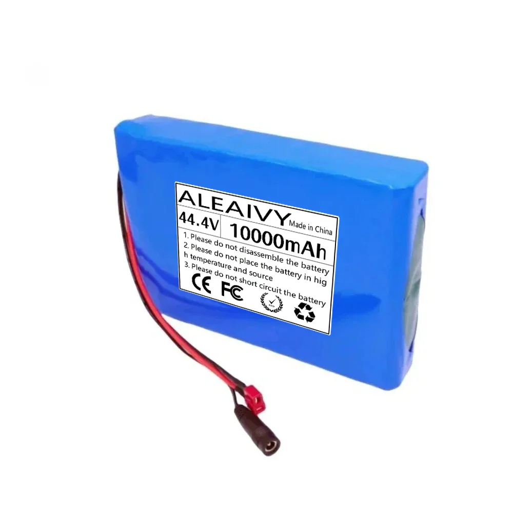 44.4V 12S4P 10000mAh 18650 built-in battery, suitable for 350W~500W electric skateboard commuting tool battery pack, with BMS.