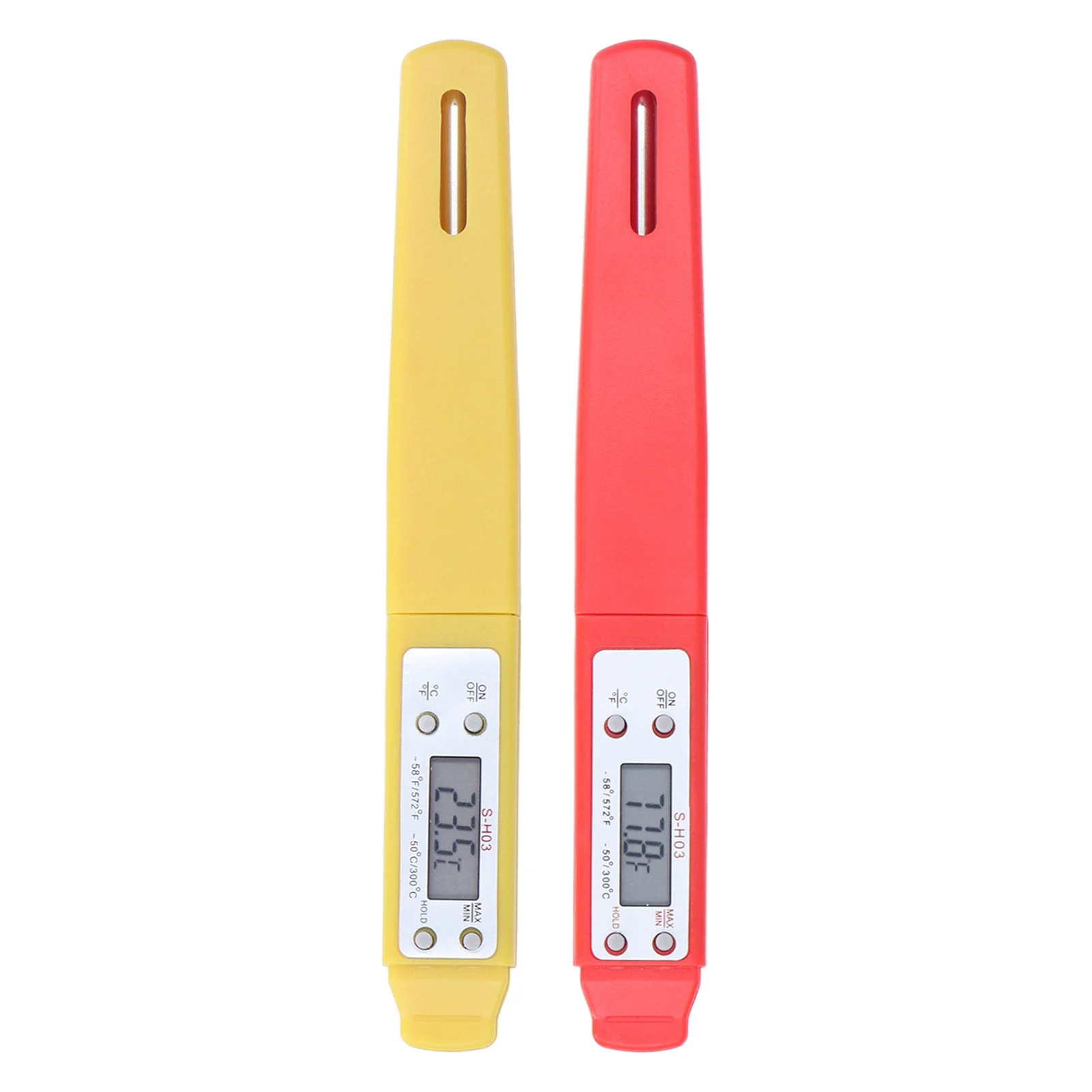 Digital  Thermometer Automatic Calibration ABS Stainless Steel Accurate Digital Food Thermometer Pen  for Barbecue