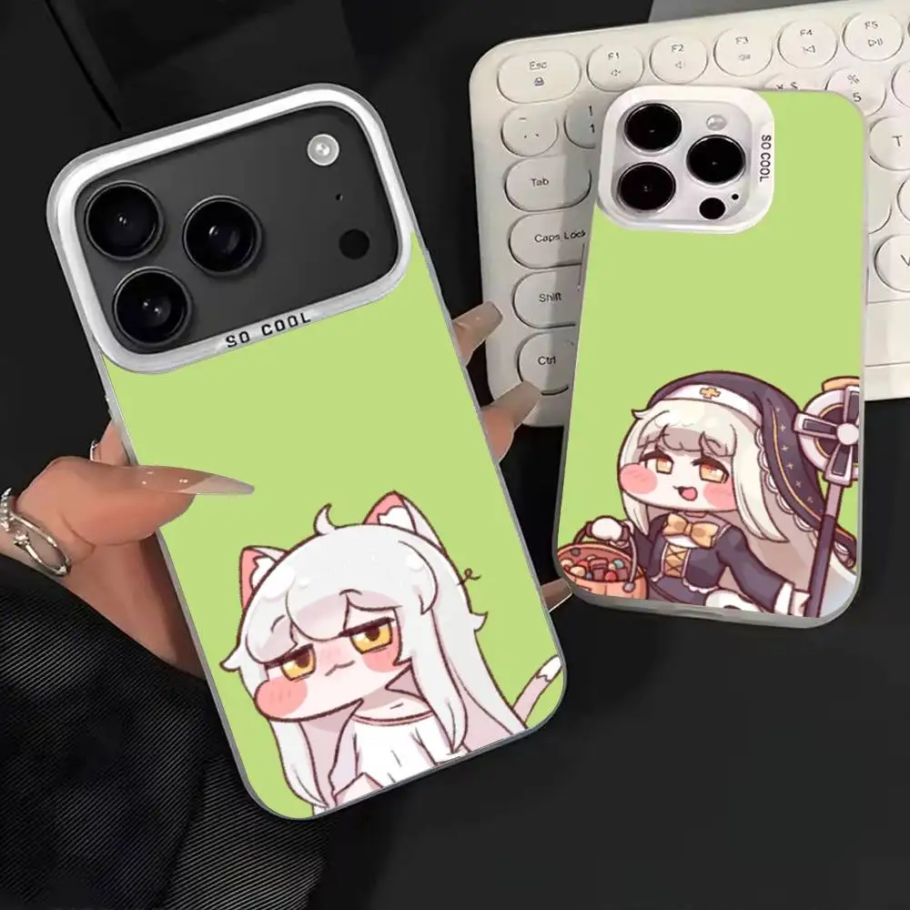 

Game T-Trickcal Chibi Go Phone Case For iPhone 17,16,15,14,13,12,11,Mini,Pro,MAX Matte Shockproof Phone Case