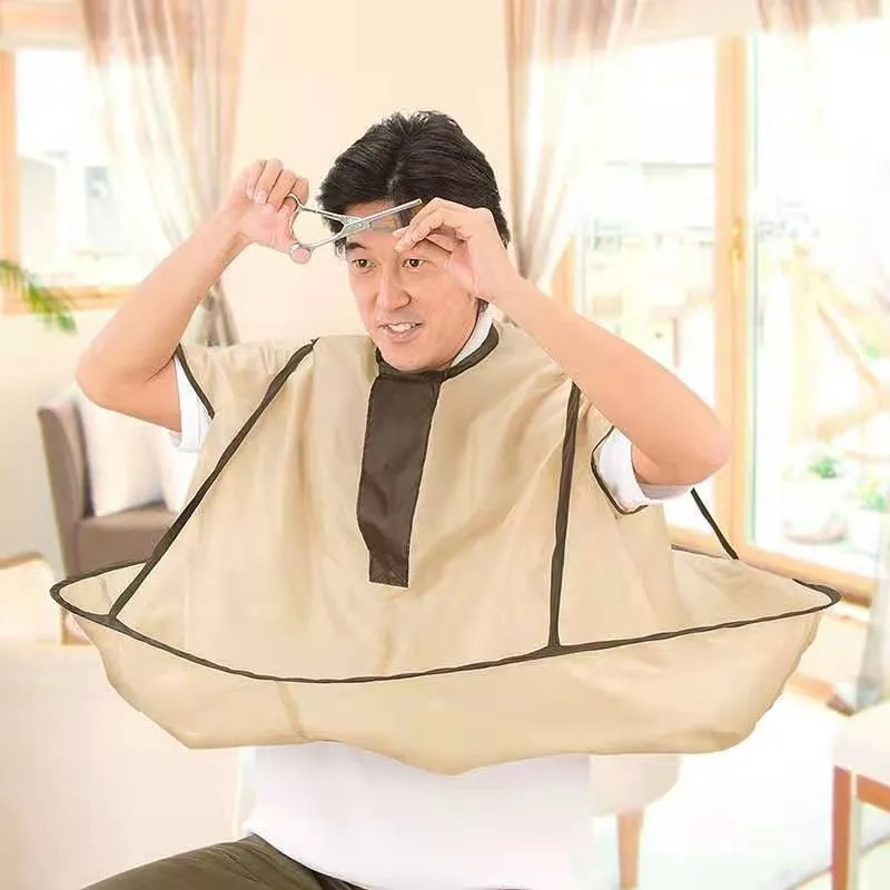Waterproof Adult Hair Cutting Cloak Foldable Umbrella Cape Salon Barber Home Hairdressing Cape Cover Cloth