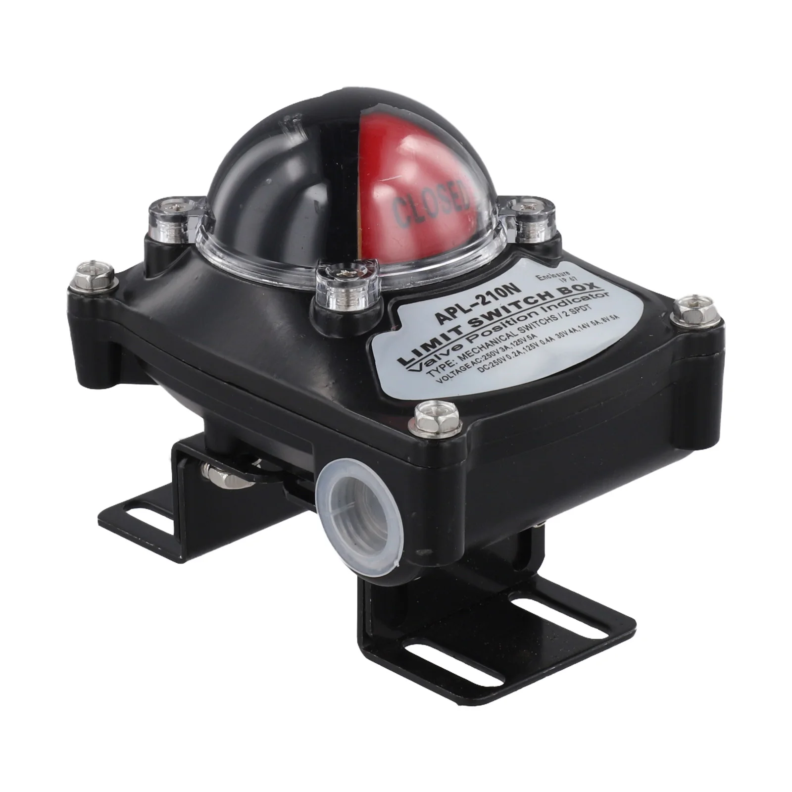 

APL210N Mechanical Limit Switch 2SPDT with Standard Shaft and Extended Shaft Options IP67 Rated for Valve Position Detection