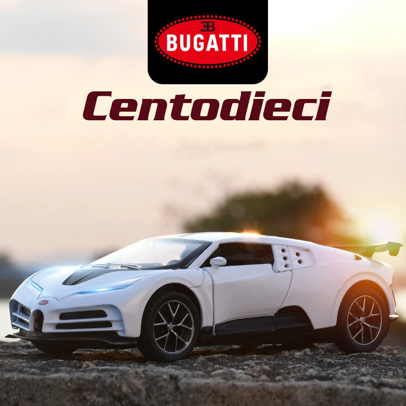 

Maisto 1:32 Bugatti Centodieci 110th Die Cast Alloy Car Model Anniversary Edition Collectibles Children's Toys Gifts Ornaments