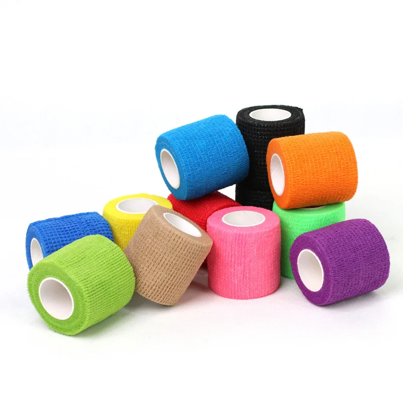 Fitness Sports Finger Wrist Self-adhesive Bandges Non-woven Fabric Elestic Bandage for Wound Dressing Bandages Plaster