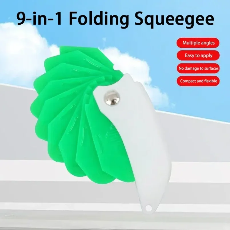 9-in-1 Silicone Caulking Tool Sealant Spreader Spatula Professional Grout Remover for Tile Window Joint Edge Finishing Work