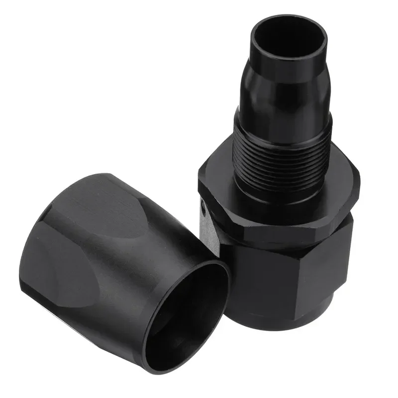 6Pcs Universal AN4 AN6 AN8 AN10 AN12 Straight 0 45 90 Degree Aluminum Swivel Hose End Fitting Adapter For CPE Oil Fuel Line Pipe