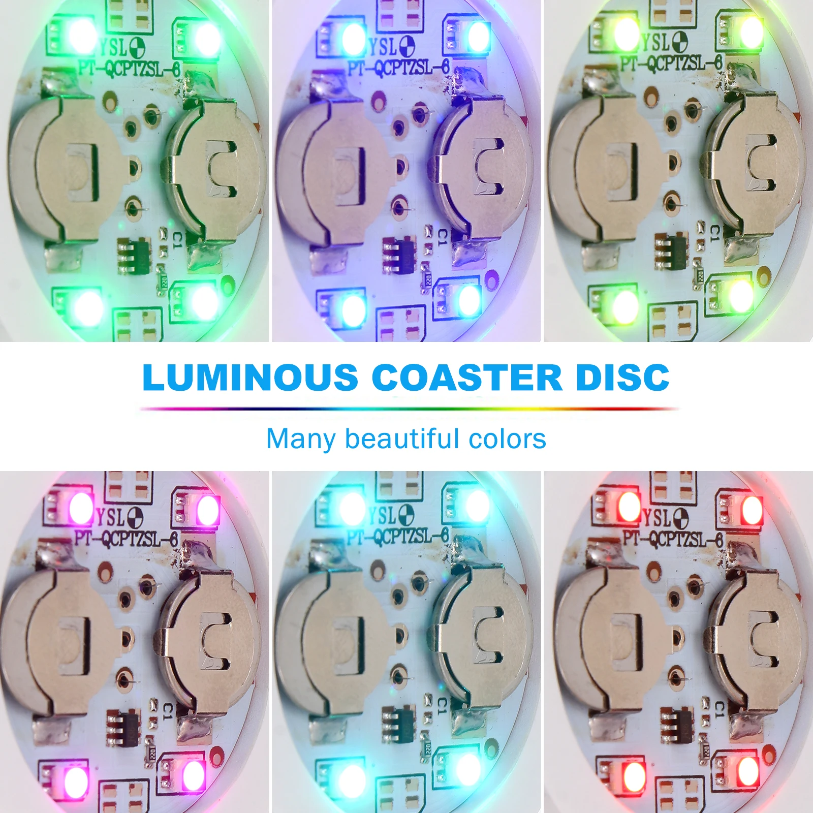 

CD Coaster Silicone Disc Epoxy DIY Luminous Craft Coaster Mold Casting Practical Home Use Flexible Durable Easy Clean