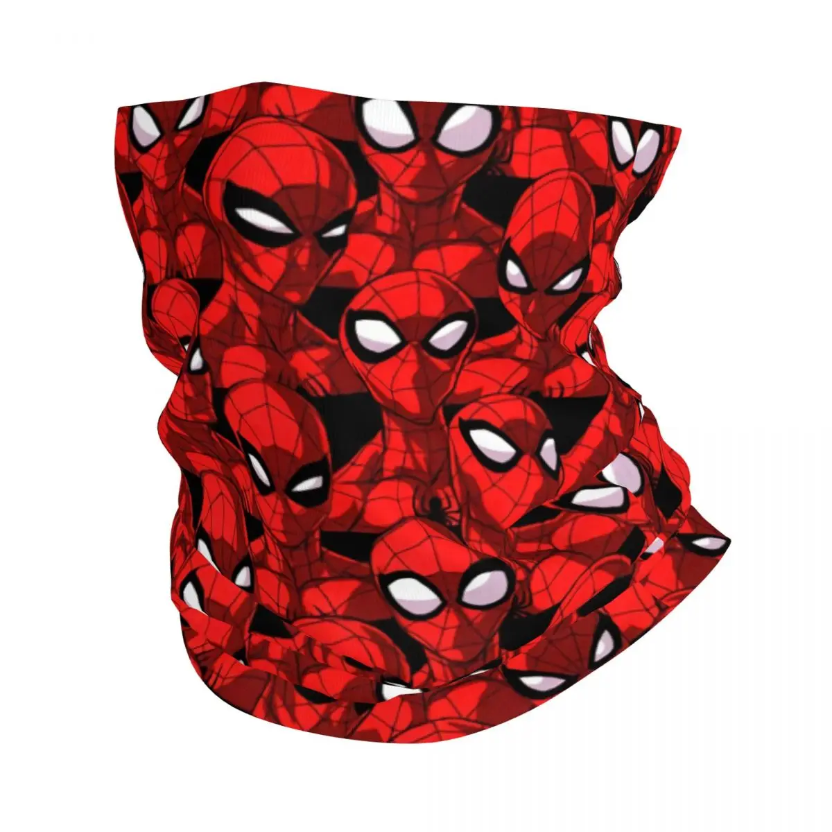 Custom Spiders Bandana Winter Neck Warmer Women Windproof Wrap Face Scarf for Ski Spider Man Gaiter Headband