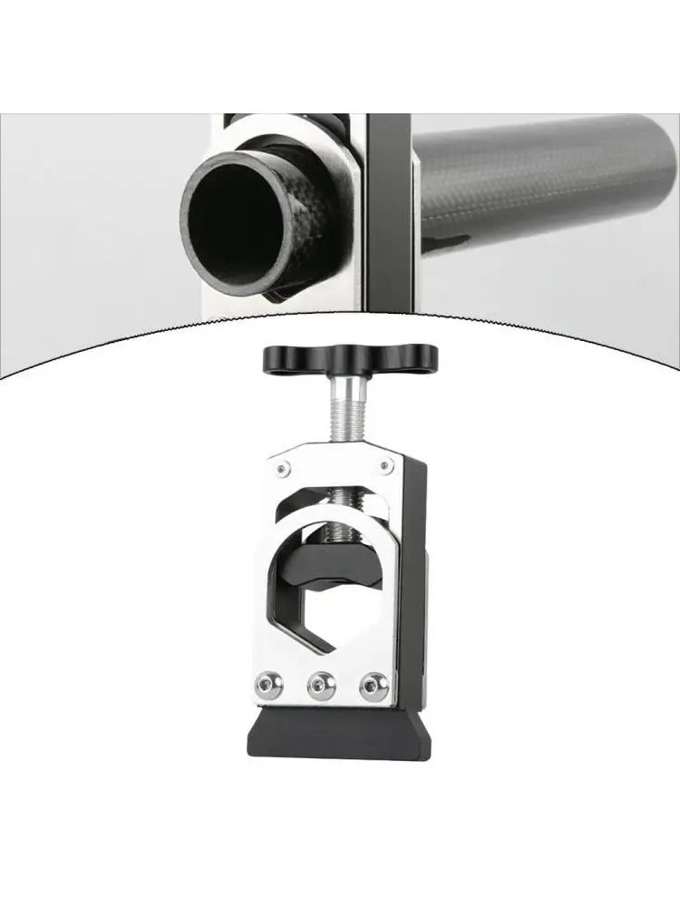 AliExpress NONE Aluminum Alloy Tube Cutting Guide For Bicycle Front Fork Stem Shortening Carbon Fiber Aluminum Steel 19-38mm Bicycle Repair Tool