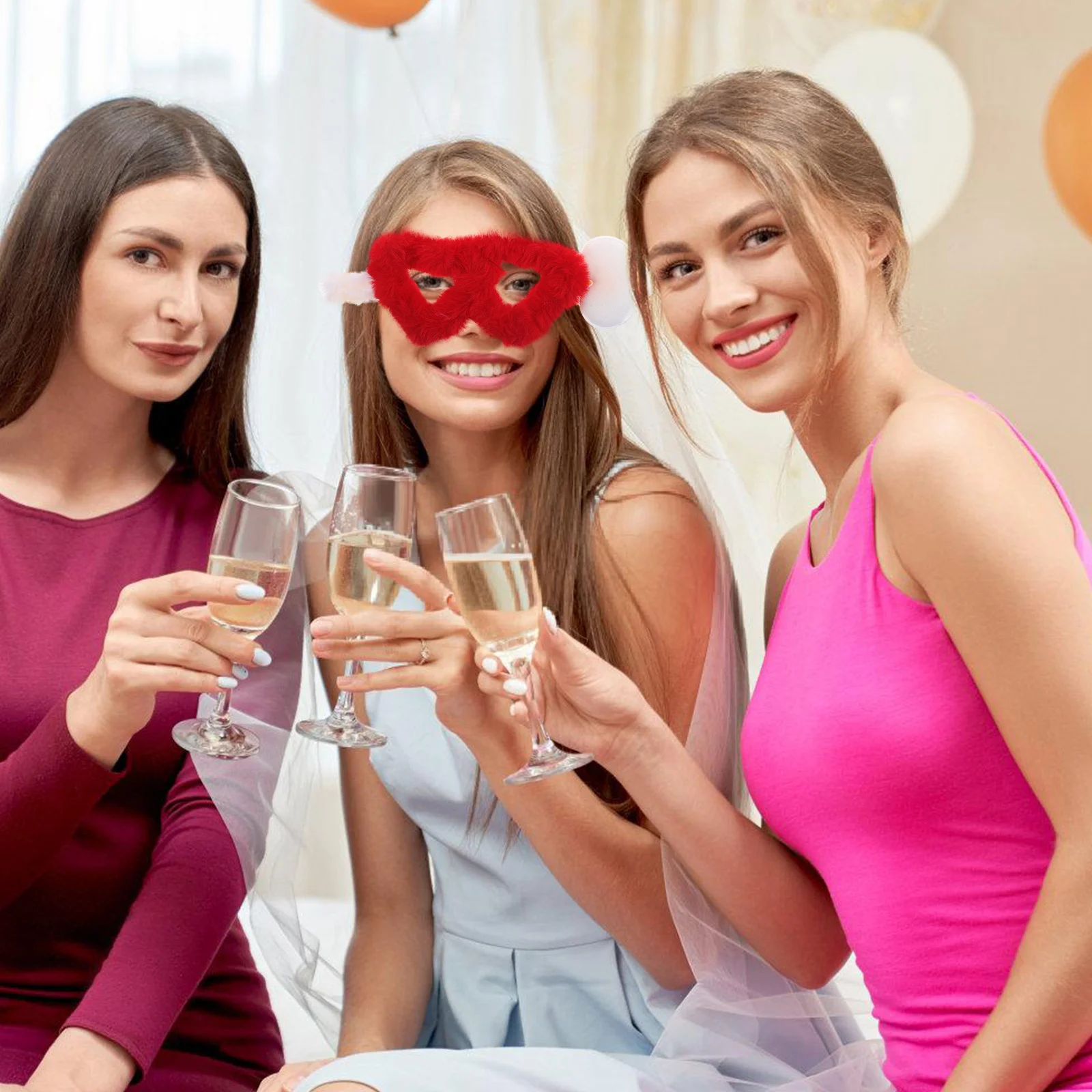 2 pezzi occhiali da sole a forma di cuore donne uomini bambini occhiali da festa per la celebrazione dell'amore gita romantica feste a tema cosplay decorativi