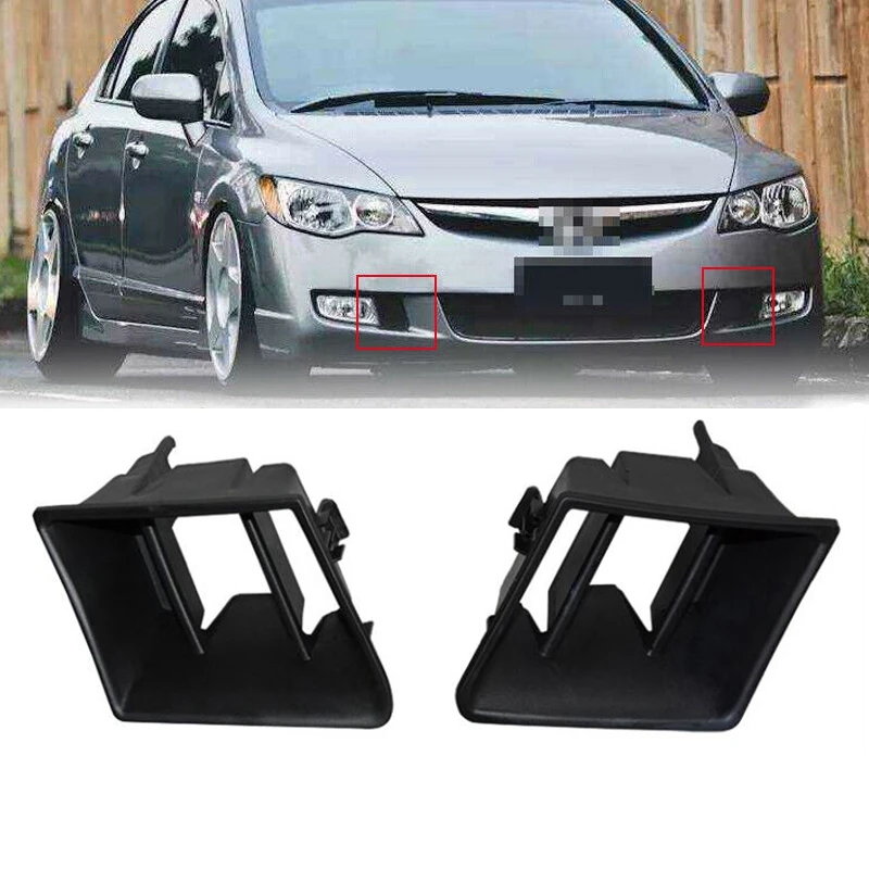 Tampa da luz de névoa do carro para Honda Civic DBA-FD1 FD2 2006-2011, Civic 2012-2015, 71109-SNB-000, 71104-SNB-000