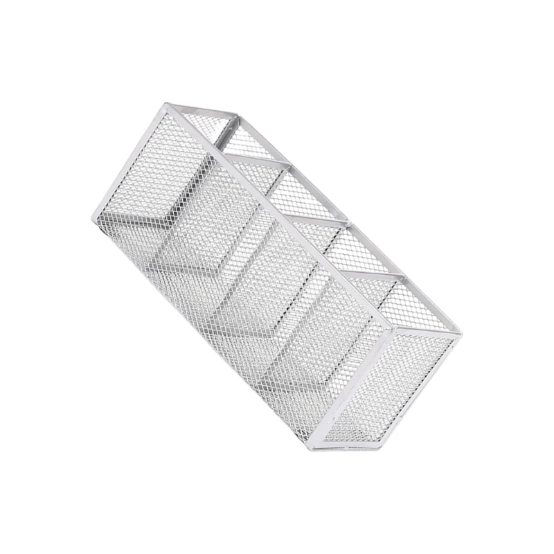 3 or 4 Compartments Pen Holders Large Capacity Desk Pencil Storage Box Pencil Holders Desk Accessories K92C