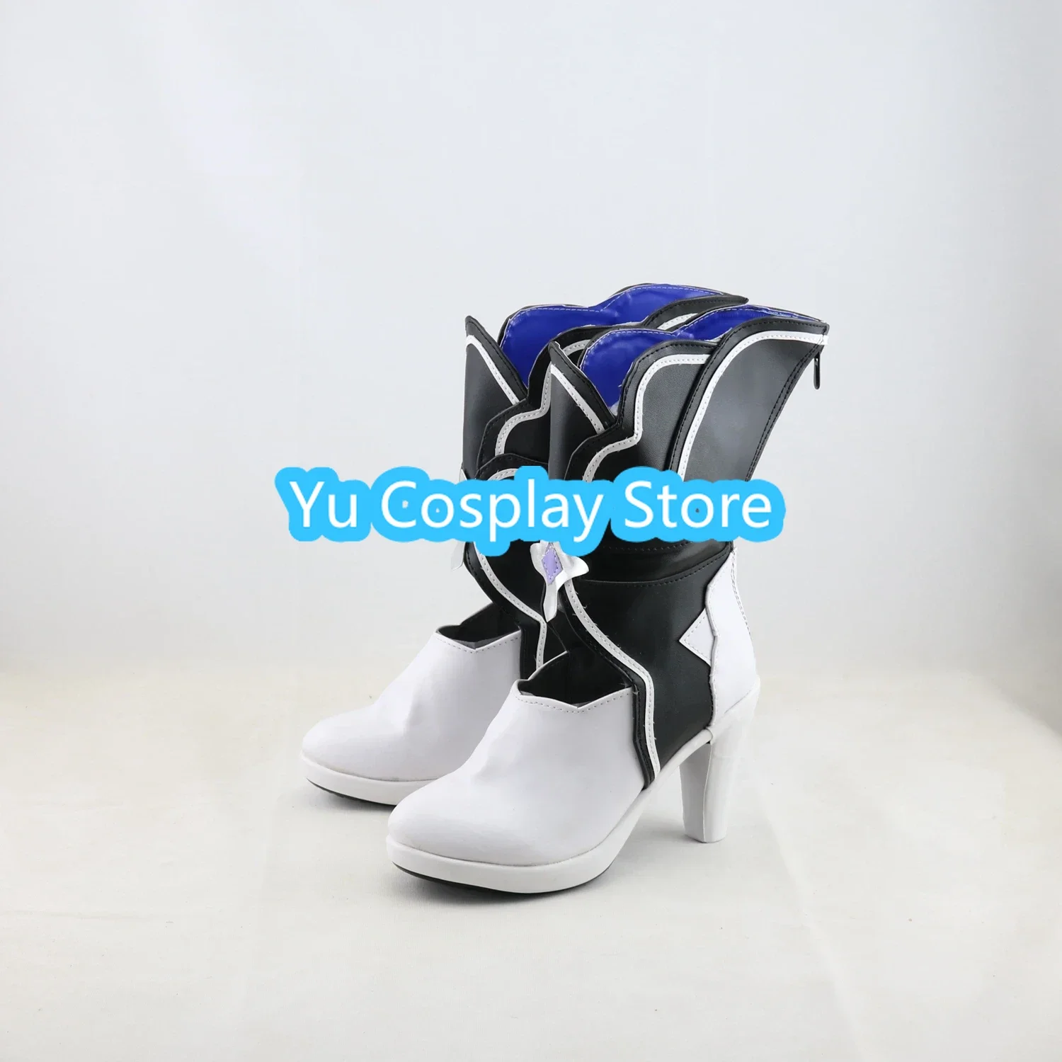 Honkai Impact 3 zapatos de cuero PU para Cosplay, botas de Carnaval de Halloween, accesorios hechos a medida