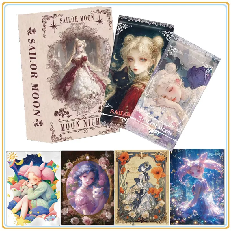 

Moon Night Оригинальная карта Sailor Moon SL XTP HW Редкая коллекция персонажей аниме Карты для настольных игр Детские игрушки Подарок для мальчиков и девочек