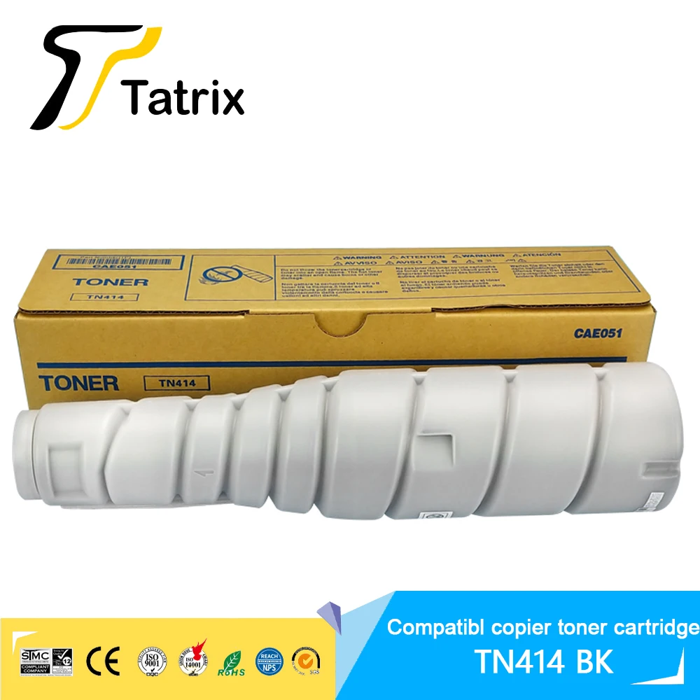 

Tatrix Compatible TN414 Copier toner cartridge for Compatible Konica Minolta AD289 AD369 AD429 Bizhub 283 363 423 Printer