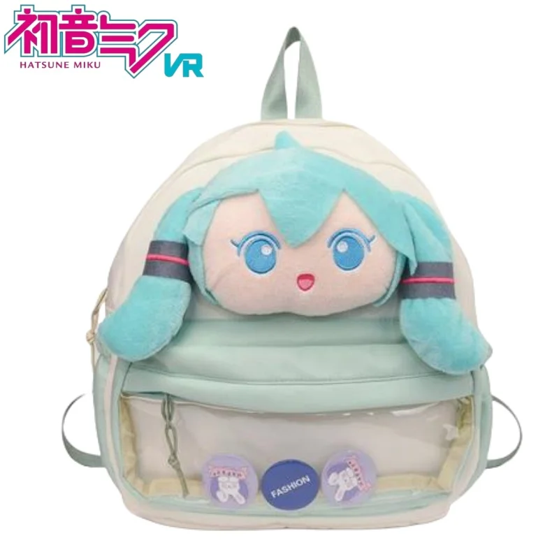 

Hatsune Miku Backpack Translucent Display Cartoon Hatsune Miku Itabag Anime Goods Holiday Gift Commuting Large Capacity Storage