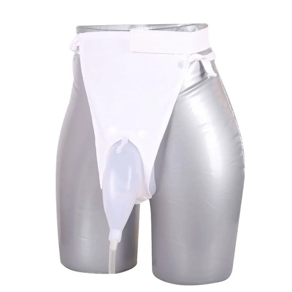 1000 مللي مجمع البول الطبي من السيليكون للبالغين مبولة مضادة للحساسية قابلة للتنفس مع أكياس القسطرة للنساء والرجال المسنين