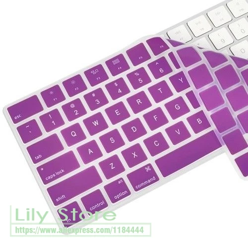 For Apple Magic Bluetooth Wireless Keyboard Protector New Magic Keyboard Cover Skin European EU Keyboard Layout Silicone Skin