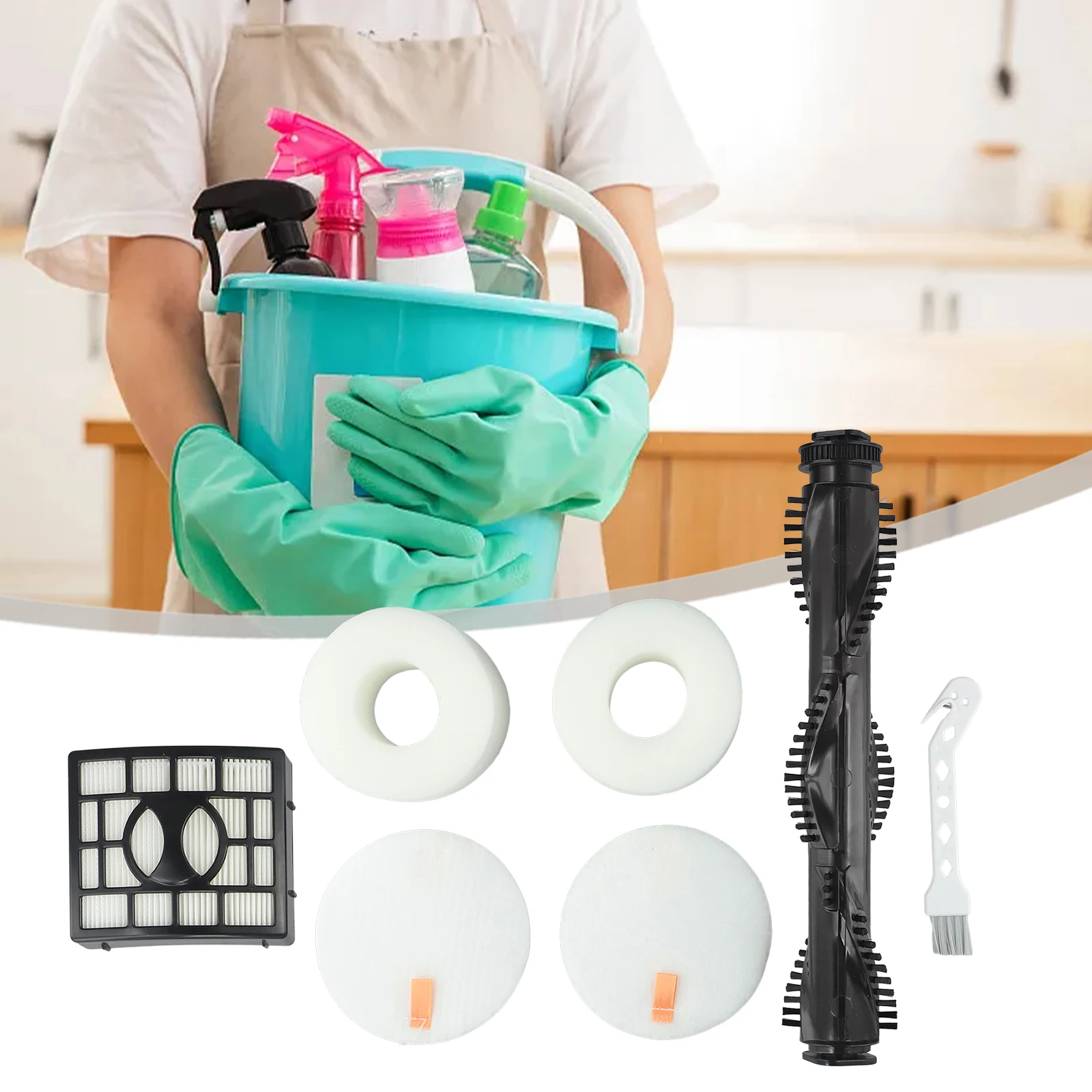 

4PCS/Set Filter With Sponges Attachment For Shark NV680 NV681 NV682 NV683 Replacement Part XHF680 And XFF680 Spare Parts