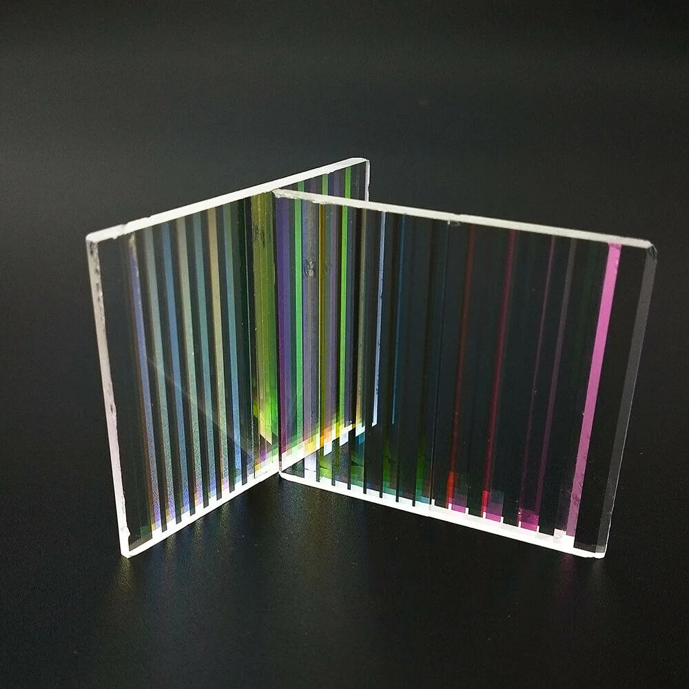 Psc Prism Dichroic Defect Optical Glass Lens Color Combination Prism Physical Decoration Rainbow Prism Rectangle