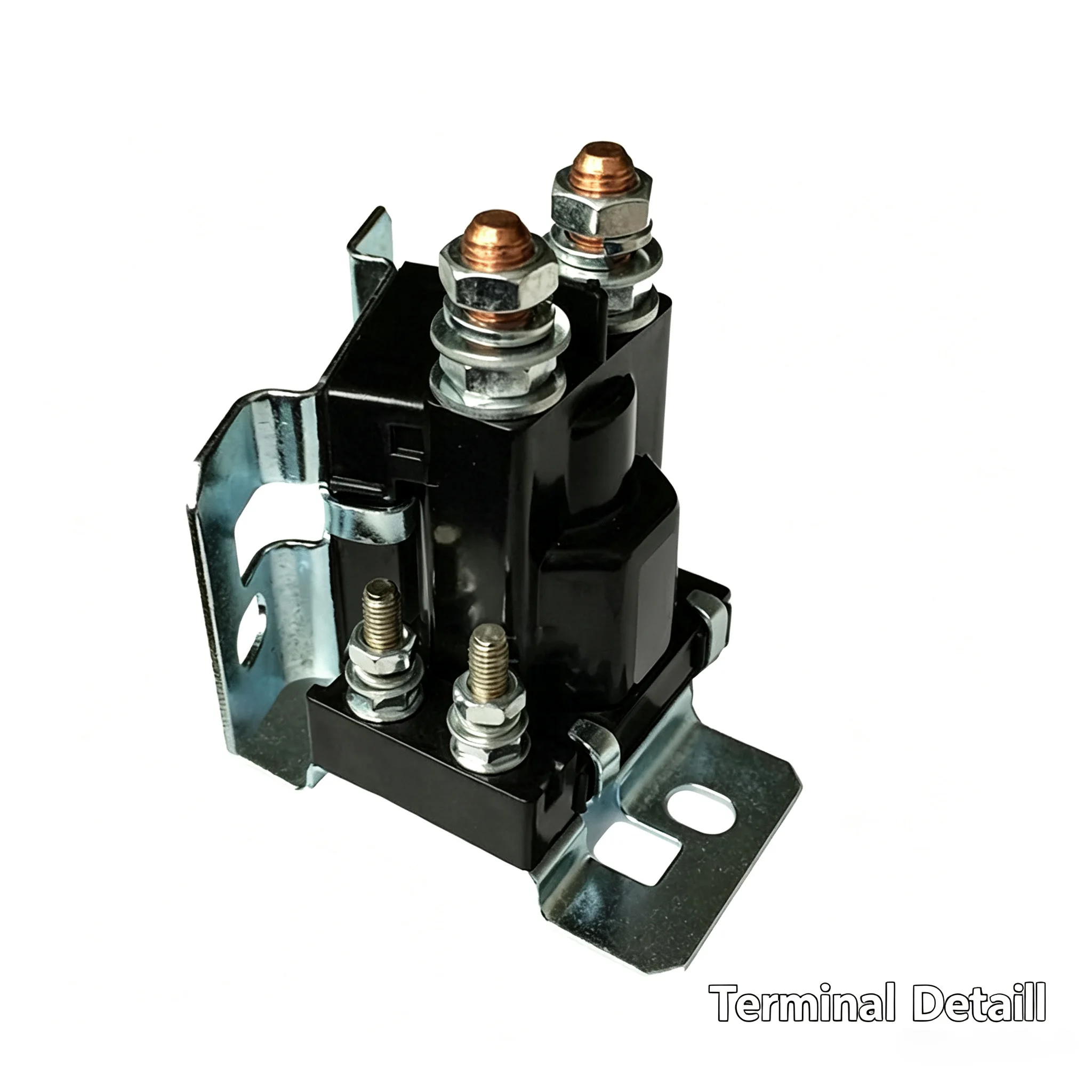 White Starter Switch 120 114751 2 For Excavator Construction Machinery Auto Parts 12VDC Relay Replacement Engine Start Component