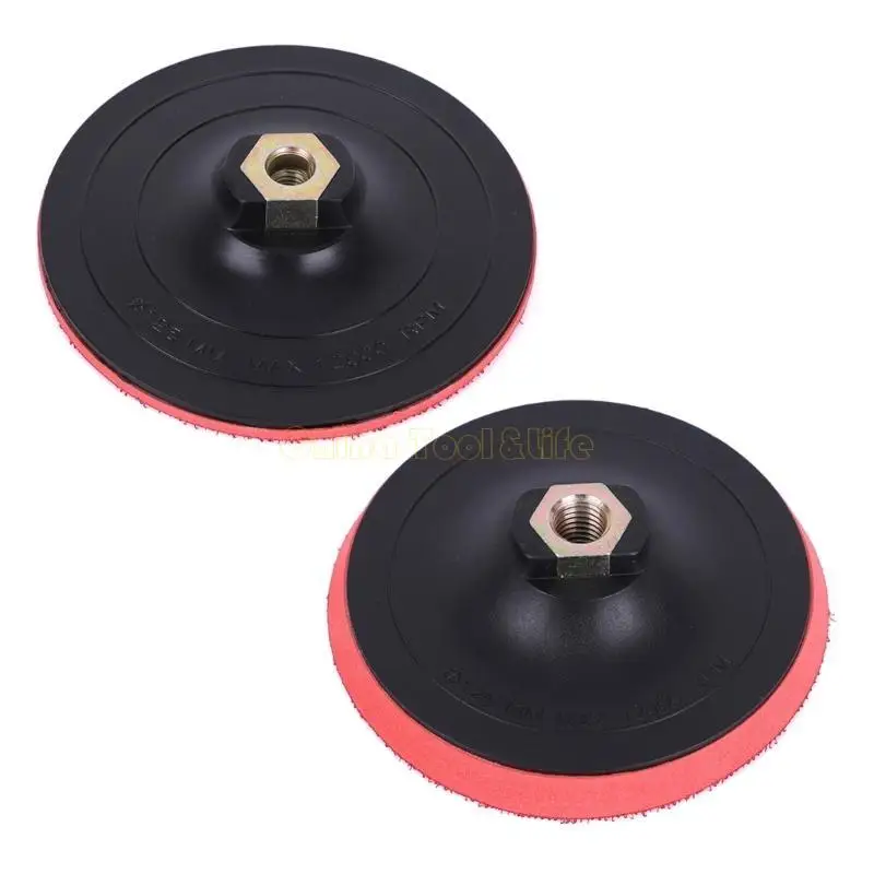 57qf 2pcs/Set Sanding Disc Posling Pad 5inch/125 -миллиметровые комплекты для шлифовального диска шлифовальный лак