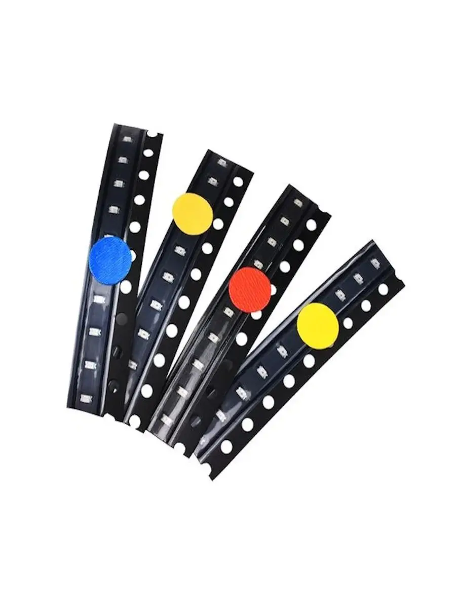 Diodo luminescente luminoso da 100 pezzi 0603 SMD LED Rosso Verde Blu Arancione Giallo Bianco