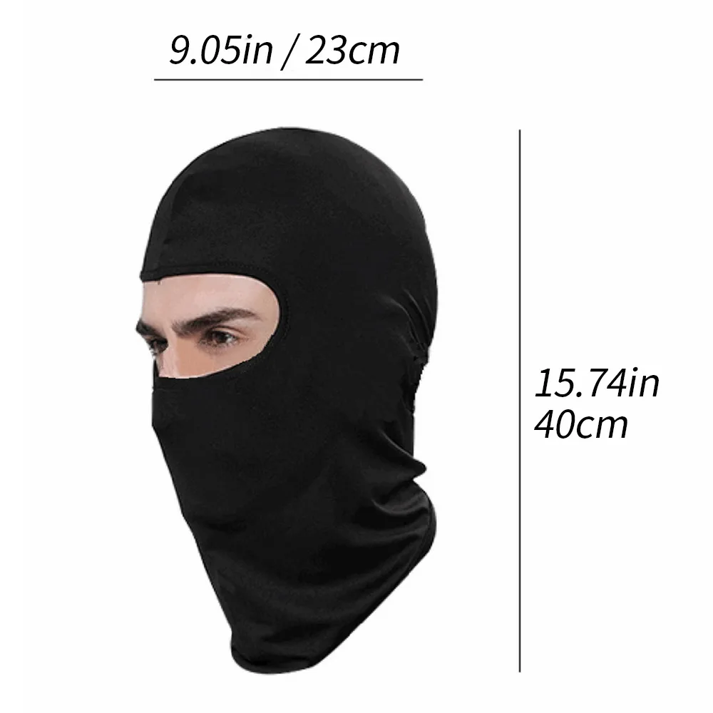 Men\'S Cycling  Balaclava Full Face Cover Hat Balaclava Hat Army Tactical Cs Tactical Military Airsoft  Bike Hats Neck Mask