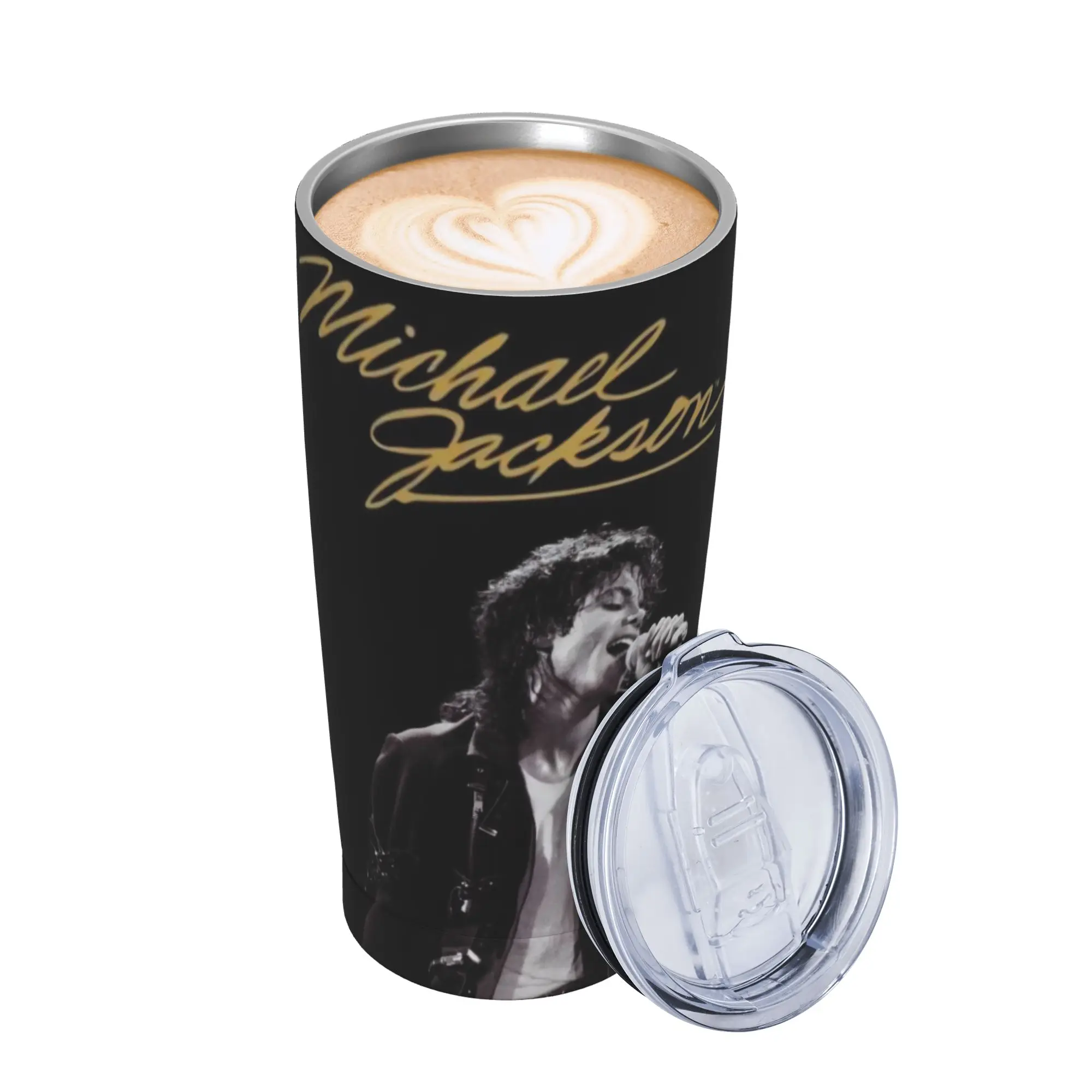 Singer Michael Jacksons MJ Tour 2026 Tumbler Vacuum Insulated  Thermal Cup Vacuum Flask School Mugs Water Bottle 20oz