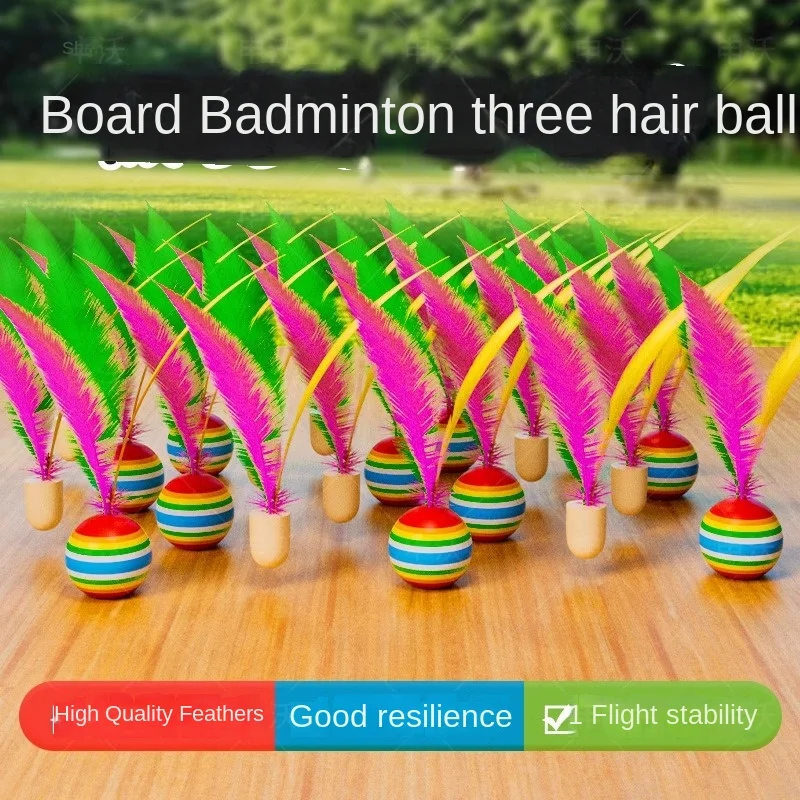 

Cricket badminton high bounce big header three-haired shuttlecock sponge ball three-haired shuttlecock durable