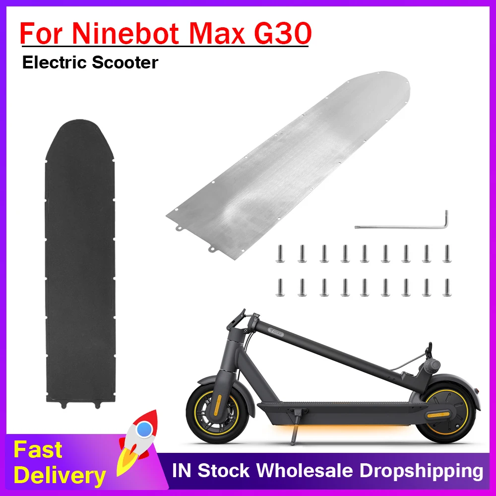 

Battery Bottom Cover For Ninebot MAX G30 Electric Scooter Protective Cover Chassis Armor Case Stainless Steel Plate Repair Parts