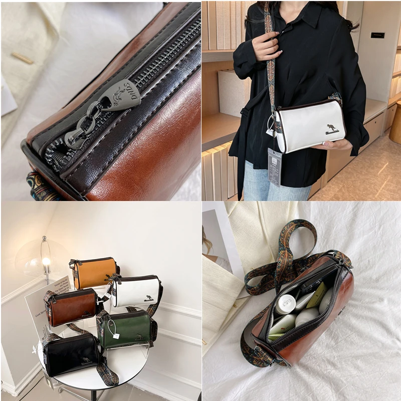 Fashion Woman Messenger Bag PU Leather Shoulder Crossbody Bag Quality Clutch Bag Trend Female Handbag 2023 Luxury Classic Purses