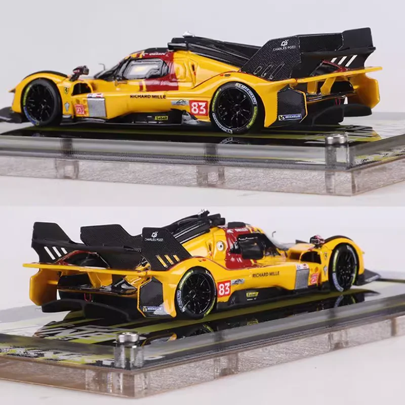 سوب 1:64 مقياس 499P سباق رقم 83 الراتنج محاكاة نموذج سيارة مجموعة ثابتة زينت عطلة لعبة هدية تذكارية