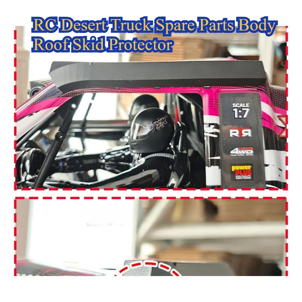 RC Upgrade Parts Body Shell Roof Armor Protector For YIKONG 4073V4 1/7 Desert Truck custom size Guard Installation Accessories
