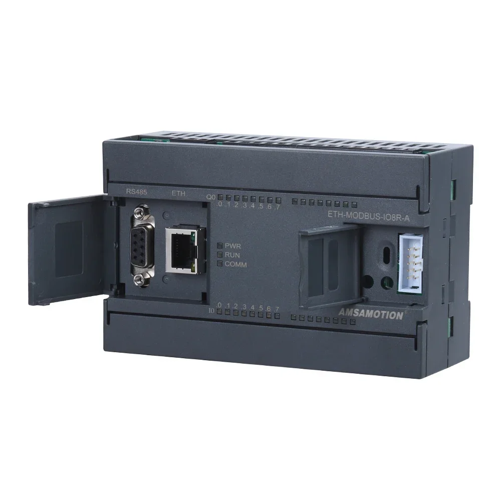 ETH-MODBUS-IO8R-A PLC Module Ethernet Port MODBUS TCP RTU RS485 Converter Digital 8I/O Analog 6I Switch Acquisition Realy