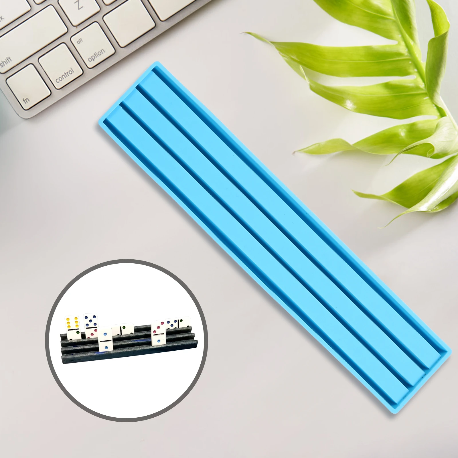 

Crystal Drop Silicone For Epoxy Resin Art Craft Domino Storage Holder Reusable Domino Storage Holder Mold Flexible Mold