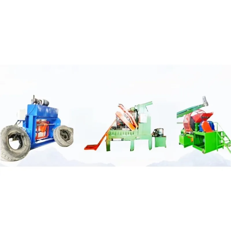 Tyre Shredder Machine Tyre Grinding Machine Crumb Rubber Recycle Production Line shi