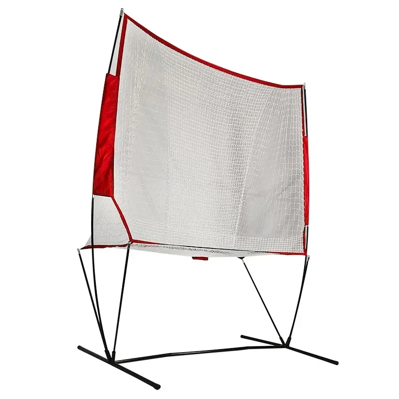 

Portable Tennis Rebounder - Training Net with Frame & Ball Return System for Single Player Practice, Adjustable Teaching Device