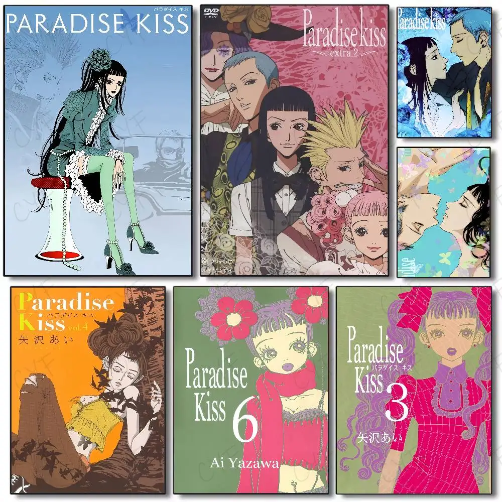 

Anime P-Paradise K-Kiss Poster Waterproof Vintage Movie Posters High Quality Wall Art Print For Room Decor Gift