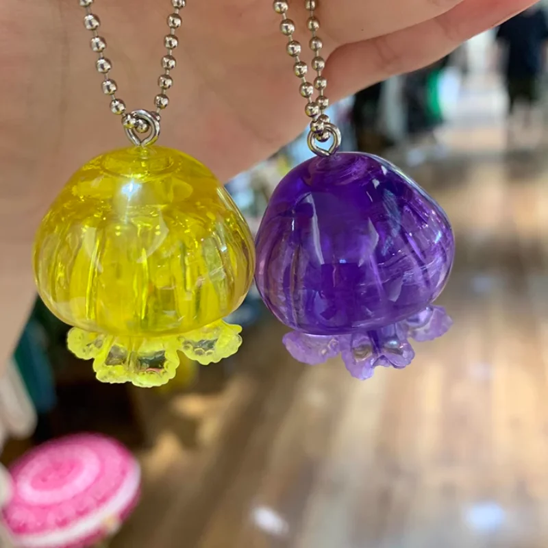 Kitan Club Japan Jellyfish Keychain Gashapon Capsule Toys Kawaii Marine Life Cute Figure Anime Decor Gift