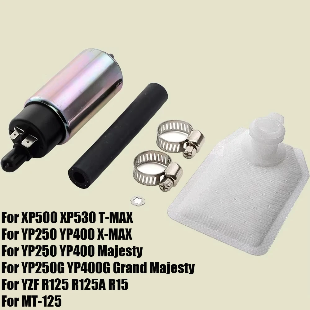 Fuel Pump For Yamaha XP500 XP530 T-MAX 500 530 YP250 X-MAX YP400 YP250G YP400G Grand Majesty XC125R XC155 YZF R125 R15 MT125